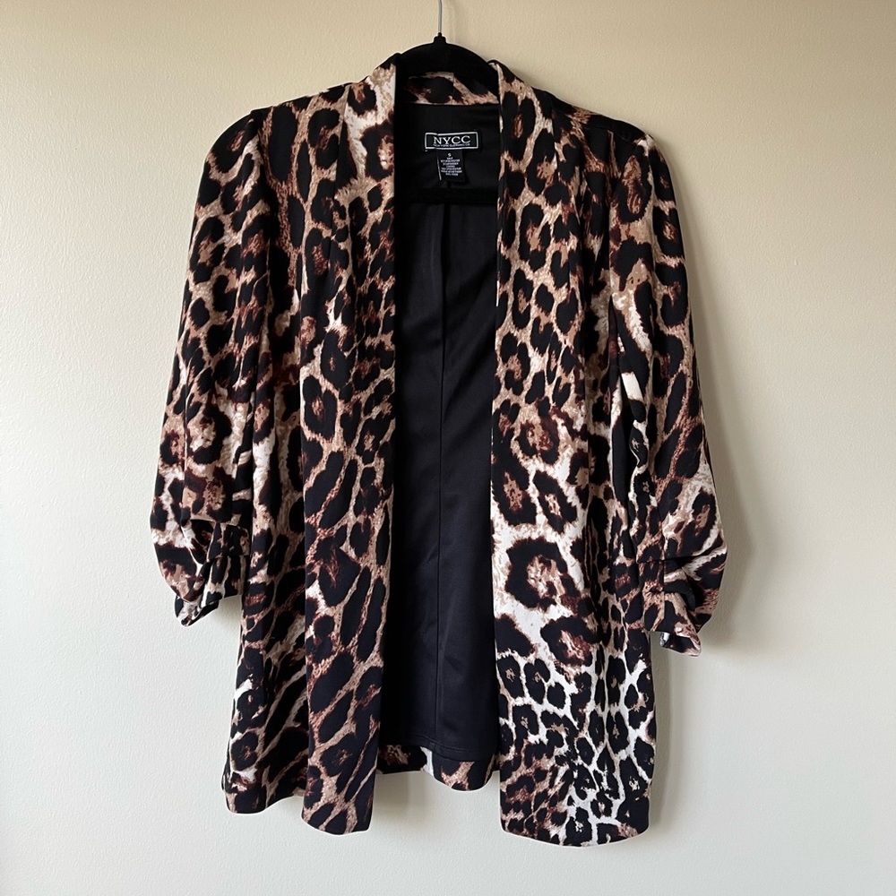 Cheetah Print Blazer Size Small